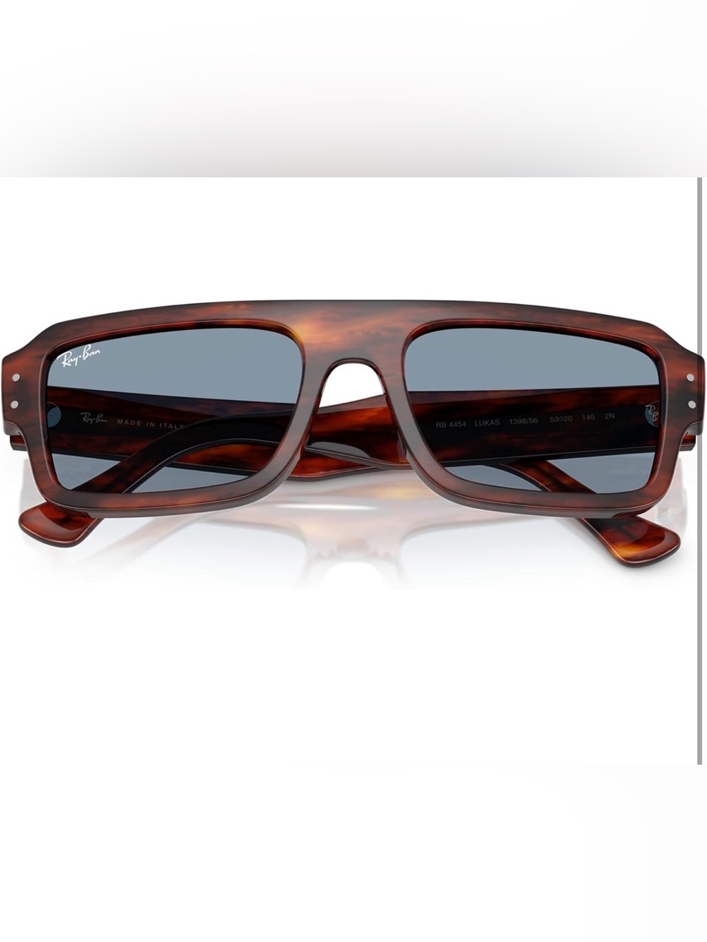 Ray-Ban Rb4454 Lukas Rectangular Sunglasses - Picture 3 of 7